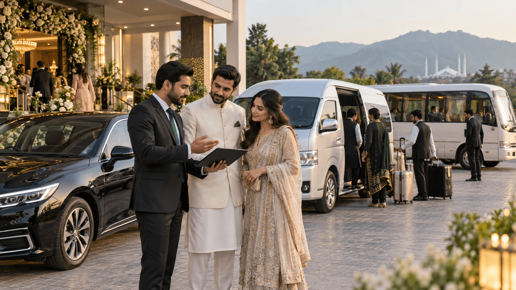Wedding Guest Transport: Cars, Hiace and Coaster Planning