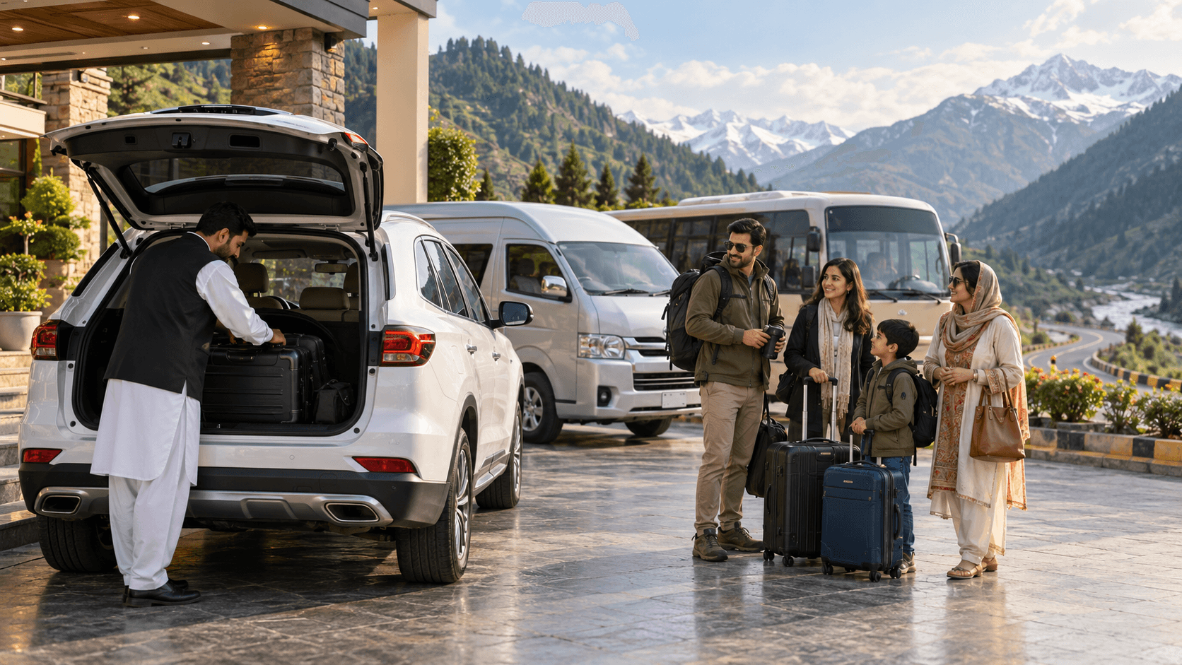 Islamabad to Naran Transport: Car, Hiace or Coaster?